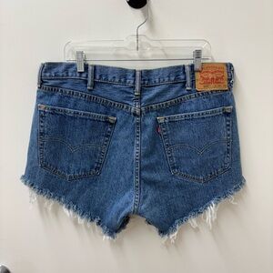 Levi's Women's Classic Blue Jean Cutoffs